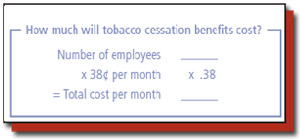 Cessation Benefits basic calculations